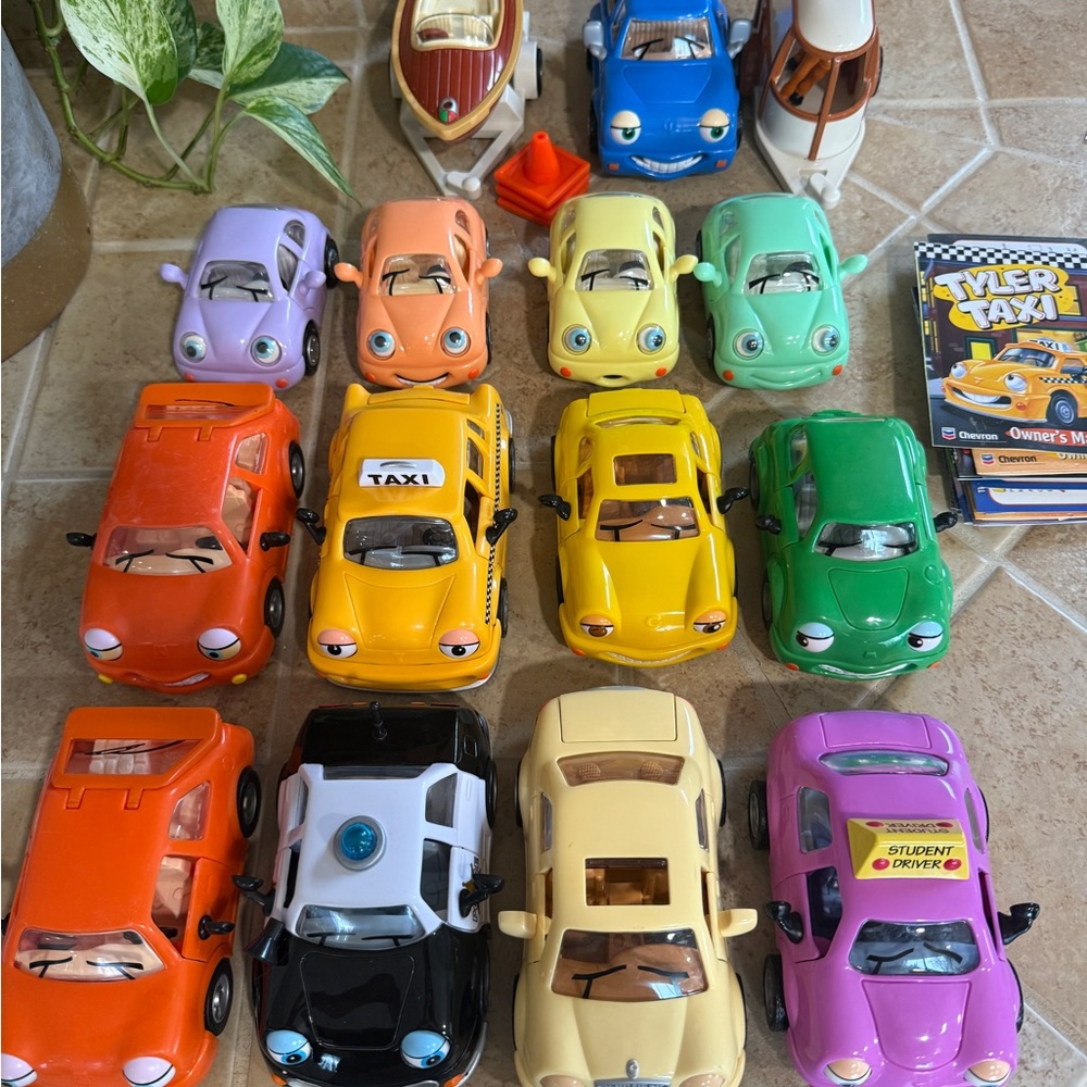 15 Chevron Cars Toy Lot collectable